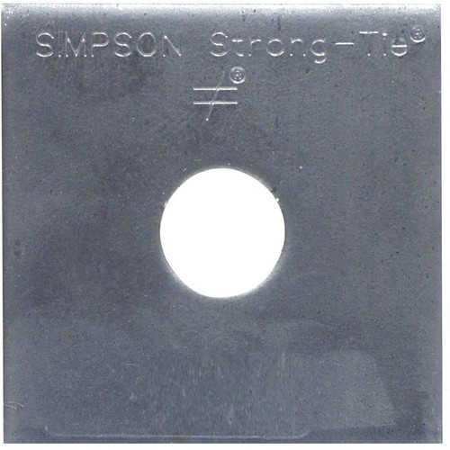Simpson Strong-Tie BP5/8-2 5/8-Inch Bolt Dia 2 x 2 Bearing Plate 250 Pk