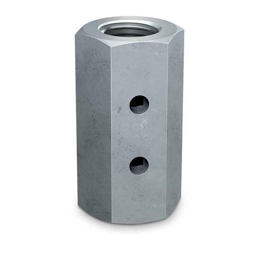 Simpson Strong-Tie CNW5/8-R 5/8-Inch Coupler Nut With Witness Hole 100 Pk