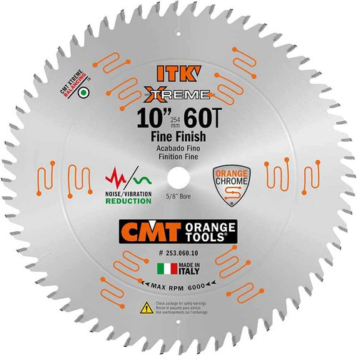 CMT Orange Tools 253.060.10 10-Inch Circular Saw 3 Pk Table, Miter & Circular Saw Blades CMT