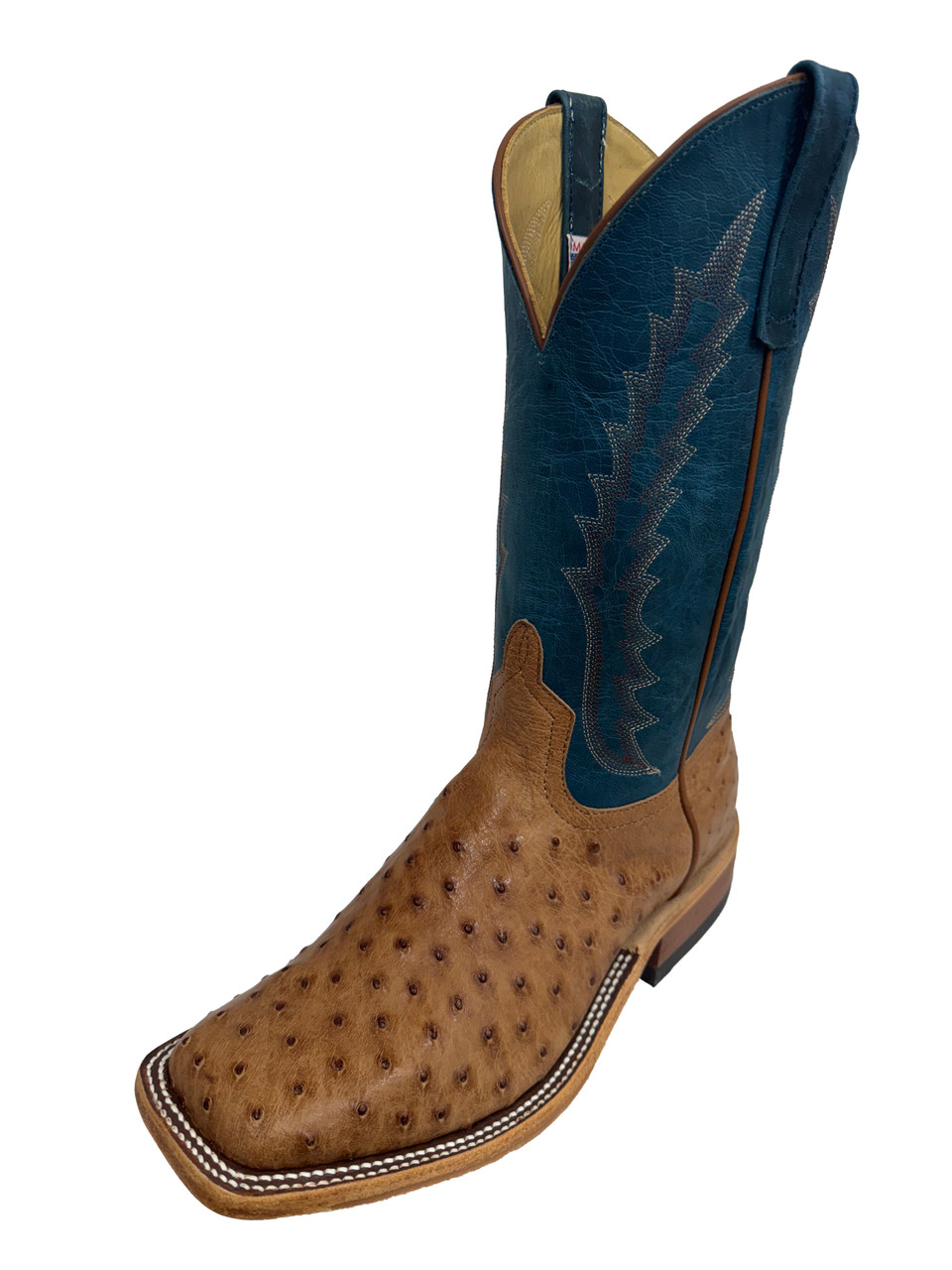 Men's Anderson Bean 0762 Brandy Full Quill Ostrich with Hybrid