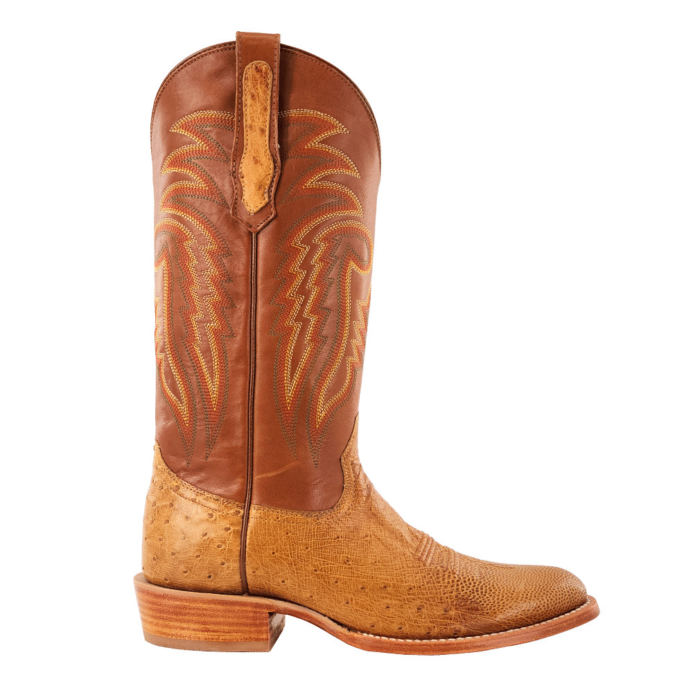 R Watson Roper Men's R. Watson 5533-6 Smooth Ostrich with Roper Toe and Western Heel ...