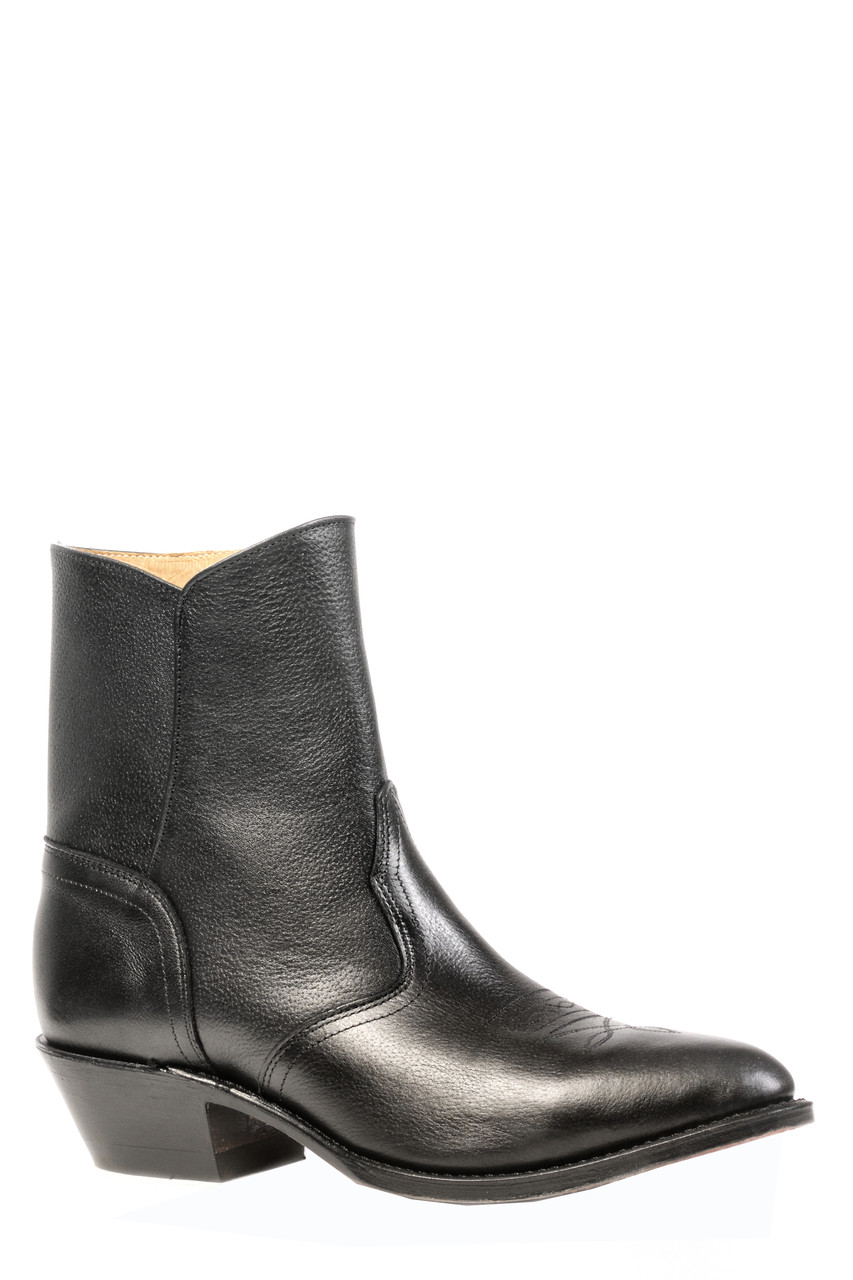 mens side zipper dress boots