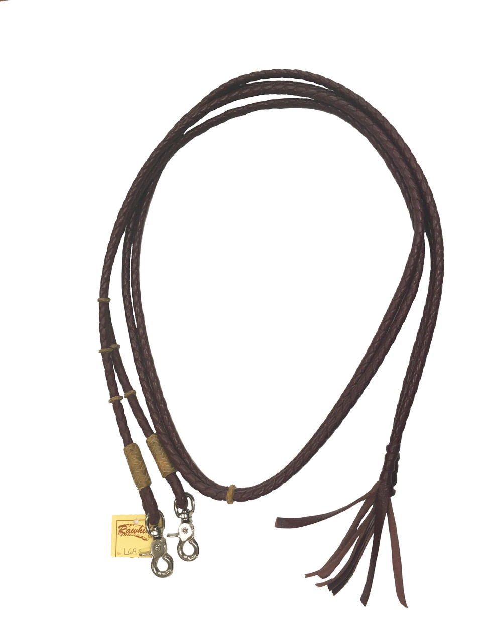 Rawhide Manufacturing Latigo Leather Split Reins - Thumbnail 2