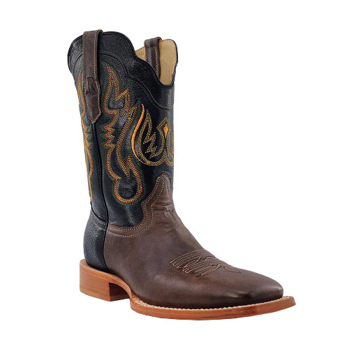 Men's R. Watson Whiskey Bull Shoulder with Wide Square Toe and