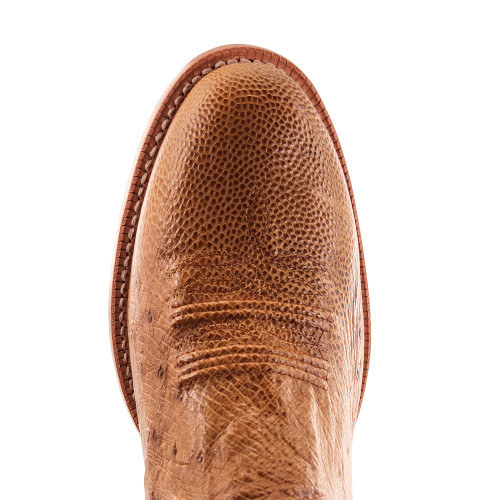 R Watson Roper Men's R. Watson 5533-6 Smooth Ostrich with Roper Toe and Western Heel ...