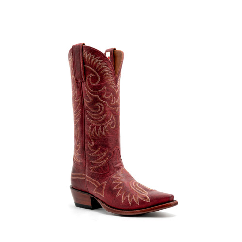 Women's Hyer Road to Arizona Burgundy with Snip Toe and Underslung Heel