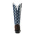 Men's Olathe TT5 Blue and Brown Buckaroo with Neoprene Sole, Cutter Toe, and Riding Heel 