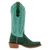 Women's R. Watson L8419-1 Teal Roughout with Cutter Toe and Cowboy Heel