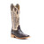 Women's Hyer Harper Blackberry Full Quill Ostrich with Square Toe and Stockman Heel