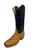 Women's Anderson Bean 1734 Navy and Tan with Hybrid Sole, Cutter Toe, and Riding Heel