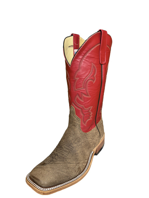 Men's Anderson Bean 8914 Camel with Hybrid Sole, Wide Square Toe