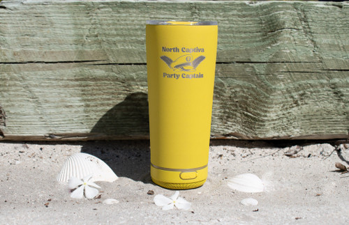 Vibe Speaker Vibe 18oz Tumbler With Bluetooth Speaker - Yellow