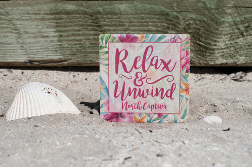 Relax & Unwind Drink Coaster