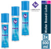 3 x ID Glide Water Based Lube Lubricants Natural Feel Lubes 500ml | 17 Fl oz