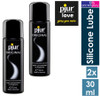 2 x Pjur Original Silicone Based Lubricant | 30 ml | Long Lasting | Anal Personal Sex Lube