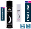 Pjur Original Silicone Based Lubricant | 500 ml with Free Pjur Woman 30 ml | Anal Sex Lube