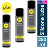 3 x Pjur Basic Silicone Based Lubricants | 100 ml | Long Lasting Anal | Personal Sex Lube