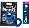 Screaming O RingO Ritz Cock Penis Ring Liquid Silicone | 3x Stretch Comfort Fit | Blue