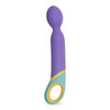 PMV20 Wand Vibrator Massager | Colourful Double Clitoral G Spot Stimulator | Rechargeable Vibrator | Sex Toy