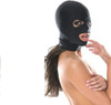 Pipedream Fetish Fantasy Spandex 3 Hole Hood Unisex One Size Fits Most - Black