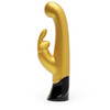 Fifty Shades of Grey Greedy Girl G-Spot Rabbit Vibrator | Gold | Silicone Rechargeable Bunny Sex Toy 