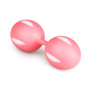 EasyToys Wiggle Duo Kegel Balls | Pelvic Floor Training Silicone Kegel Exerciser | Improve Bladder Control Balls | Pink