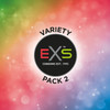 42 x Exs Variety Pack 2 Condoms Box of 48  | Nano Thin Ribbed Dotted Regular Warming Cooling Black