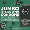 24 x Exs Jumbo Extra Large Size Condoms | Super King Size Nominal Width 69mm | Length: 221mm |