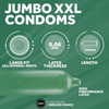 144 x Exs Jumbo Extra Large Size Condoms | Super King Size Vegan | Width 69mm | Length 221mm | Biggest Size Condoms