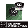144 x Exs Jumbo Extra Large Size Condoms | Super King Size Vegan | Width 69mm | Length 221mm | Biggest Size Condoms