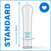 144 x Pasante Regular Condoms | Comfort Feeling | Nominal 54mm Width | CE Kite Marked | Wholesale Bulk Pack |