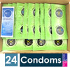 24 x Exs Ribbed Dotted Flared Condoms | Vegan | Orgasmic Stimulation Condoms