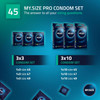 My Size Pro Condoms Pack of 36 | 45 mm | Small Slim Snug Trim Close Fit Size Latex Condoms | 