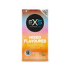 Exs Mixed Flavoured Condoms | Pack of 12 | Cola Strawberry Bubblegum Chocolate