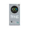 Exs Snug Fit Condoms Pack 12 | Smaller Size Tighter Trim Close Fit | Vegan Condoms