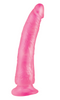  Pipedream Basix Rubber Works Slim 7" Dildo Dong Pink | With Suction Cup Unisex