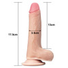 LoveToy 7'' Sliding Skin Dual Layer Dildo Dong | Realistic Very Soft Body Safe