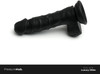 PleasureHub Realistic Silicone Dildo 7 Inches Dong | Black Real Skin Feel | With Suction Cup