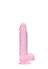 RealRock Realistic 6" Inch / 15cm Dildo with Balls | Pink Rocksolid Super Flexible