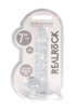 RealRock Realistic 7" Inch / 17cm Dildo with Balls | Clear Rocksolid Super Flexible Dildo