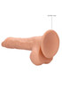 Real Rock Realistic Dildo Dong 8" Inch With Balls | Suction Cup Strap-On | Unisex Dildos Sex Toy