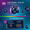 My Size Pro Condoms Pack of 3 | 69 mm | Vegan | Large Size Lubricated Latex | 