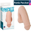 Doc Johnson Pack It Lite Penis Packer Brown | Packing Dildo Limpy | Bachelor Gag Gift