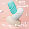 Tenga Puffy Male Masturbator Stroker | Super Soft Silicone Sex Toy | Mint Green