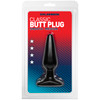 Doc Johnson Classic Butt Plug 5.5" In | Medium Smooth Anal Sex Toy | Black