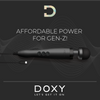 Doxy USB-C Wand Body Massager | Multi Speed Strong Vibration Vibrator | Black