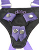 Pipedream Dillio 7" Inch Strap-On Suspender Harness Dildo Set Purple | Suction Strap On Compatible