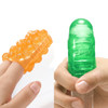 Tenga Uni Emerald  Finger Masturbator Sleeve | Textured Stretchable Unisex Sex Toy