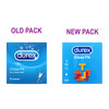 18 x Durex Close Fit Condoms ( 6 x Pack 3 ) | Nominal Width 49mm | Tighter Fit Slim Snug Trim Size Condoms