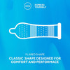 24 Exs Ribbed Dotted Flared Condoms | 2 x Pack of 12 | Vegan | Orgasmic Stimulation Condoms